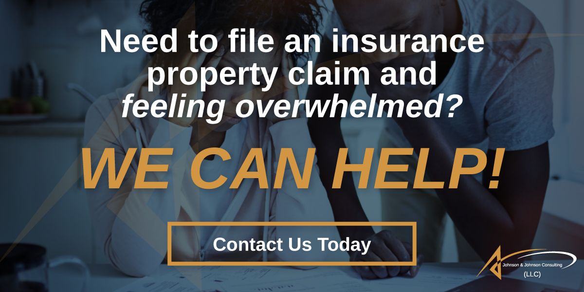 Need to file an insurance property claim and feeling overwhelmed? We can help! Contact us today.